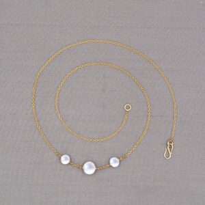 Pearl Chain 22k Gold