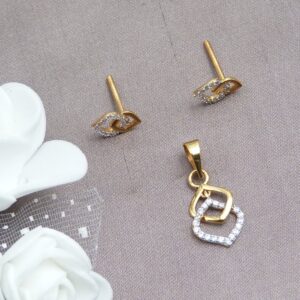 Daily Wear 22k Gold Pendant Set