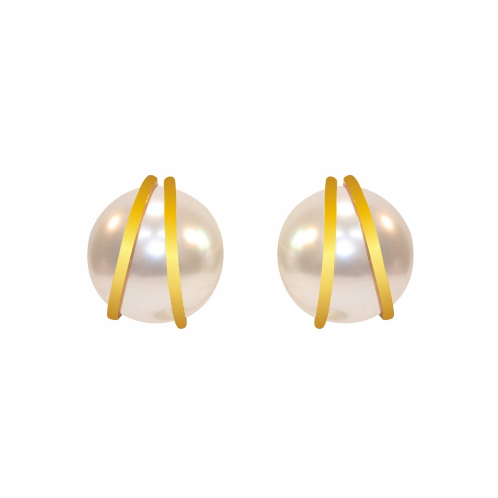 Pearl Line Tops 22k Gold