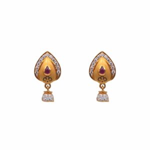CZ Fancy Colourstone 22k Gold