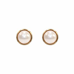Pearl Circle 22k Gold Tops