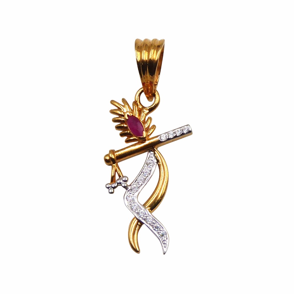 Krishna 22k Gold Pendant