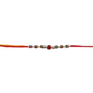 Rudraksh rakhi 925 silver RKSMR_9