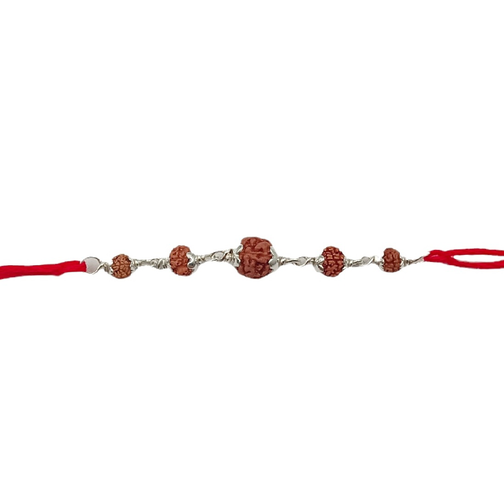 Rudraksh Rakhi 925 Silver
