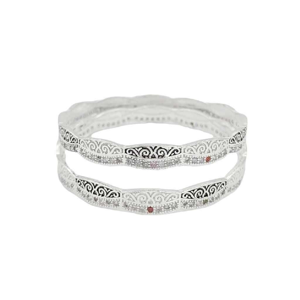 Oxo Fancy 925 Silver Bangle