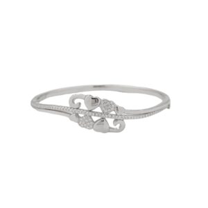 Heart Mirror 925 Silver Bracelet