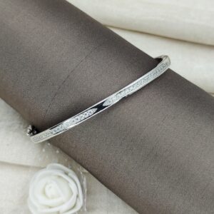 Line Cross 925 Silver Bracelet