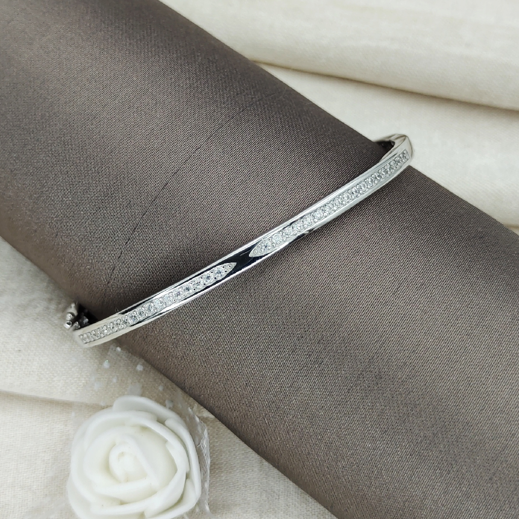 Line Cross 925 Silver Bracelet