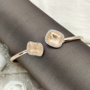 Fancy Flex Rose 925 Silver Bracelet