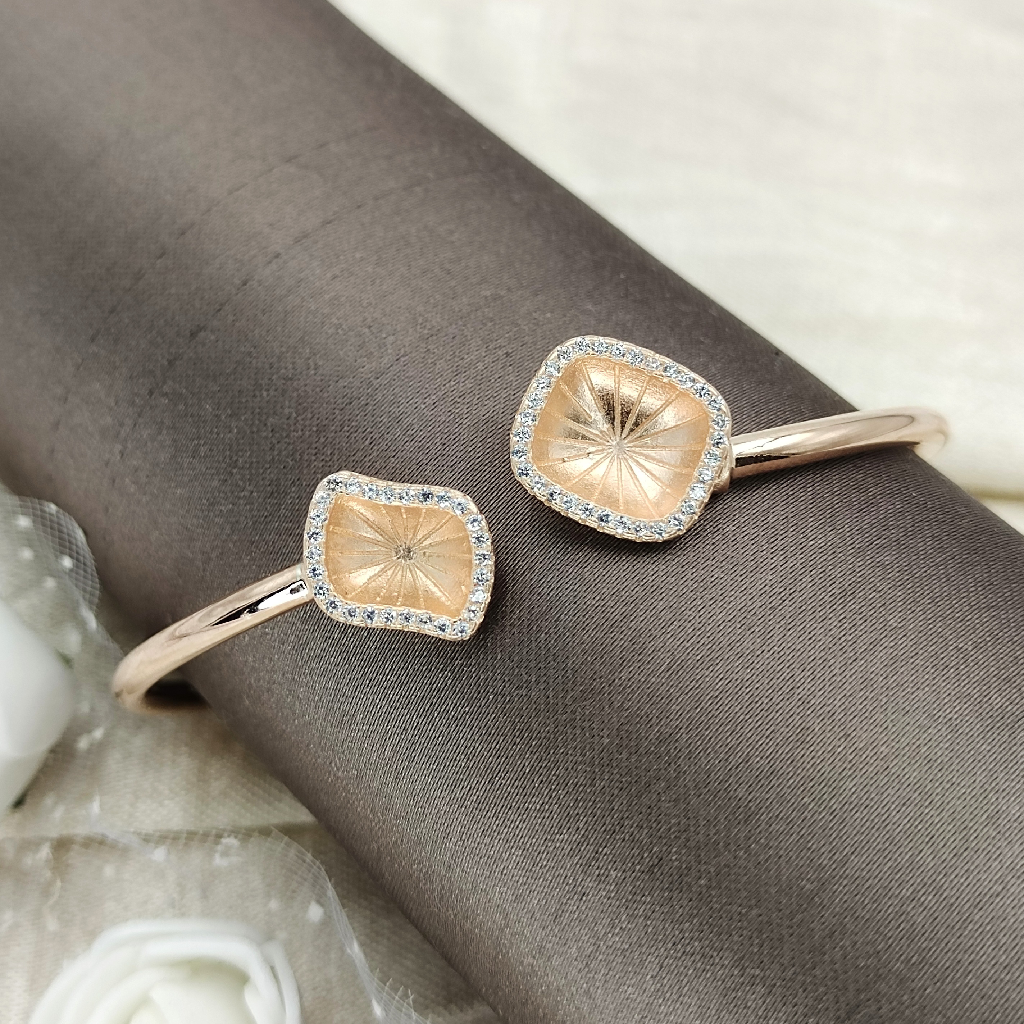 Fancy Flex Rose 925 Silver Bracelet
