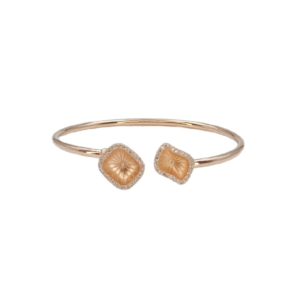 Fancy Flex Rose 925 Silver Bracelet