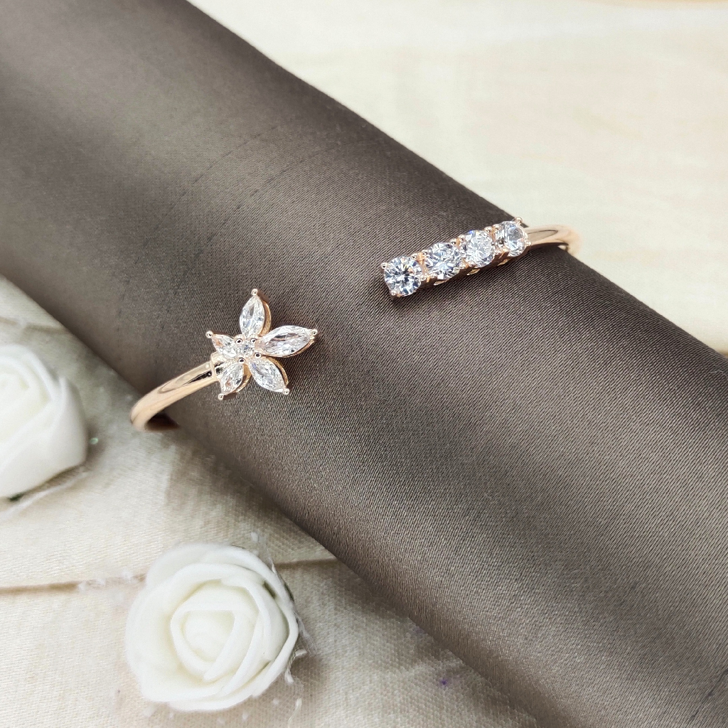 Rose Star 925 Silver Bracelet