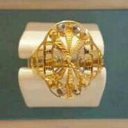 Gold Ladies Indian Fancy Ring