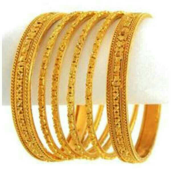 22KT Gold Ladies Indian Fancy Bangles
