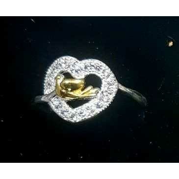 Silver Casting Indian Bird Ring