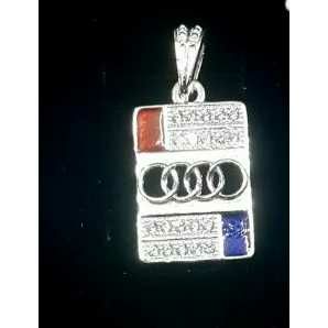 925 Silver Gents Casting Micro Casting Audi Pendant