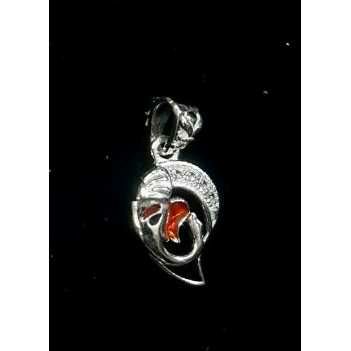 Silver Micro Casting Indian Pendant