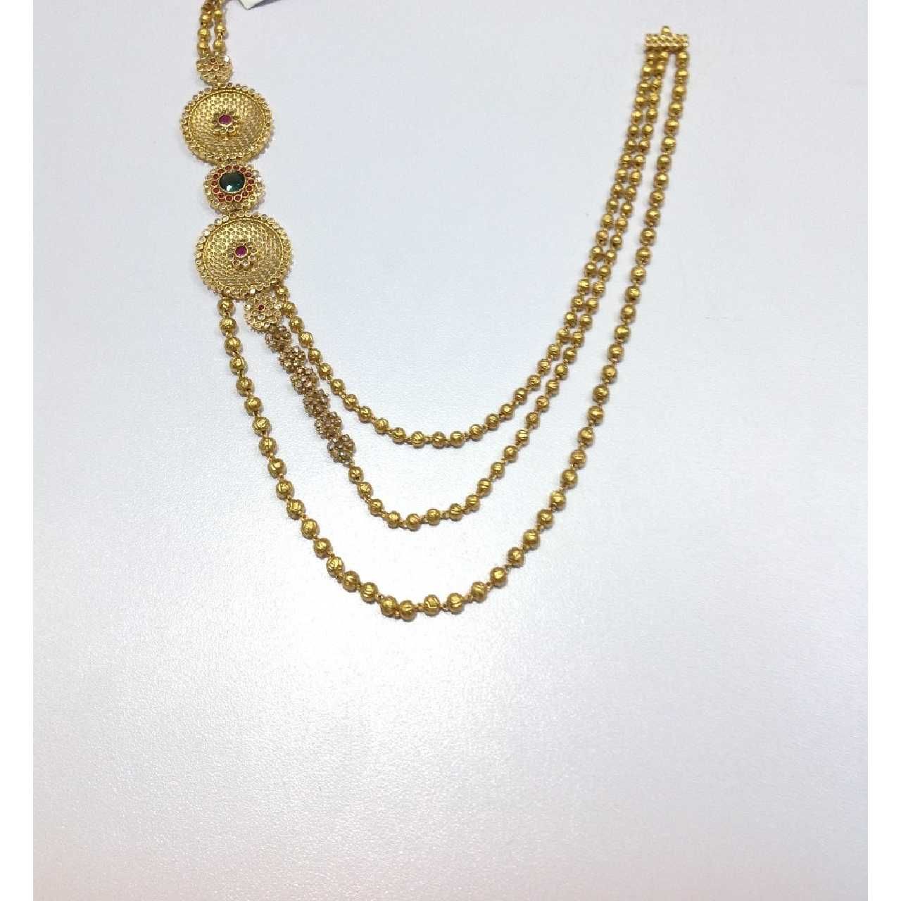 22KT Yellow Gold Ladies Antique Indian Special Necklace
