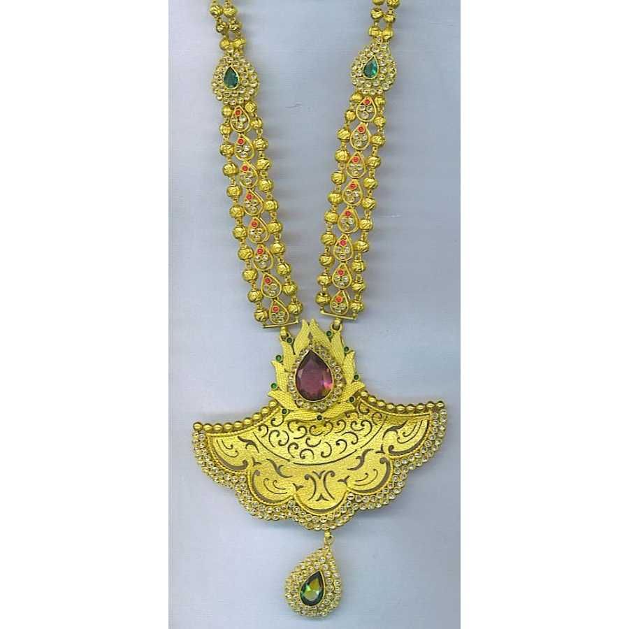 22KT Yellow Gold Ladies Indian Classic Designer Necklace
