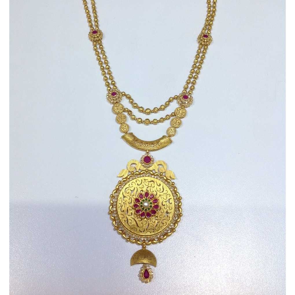 22KT Yellow Gold Ladies Indian Antique Special Necklace