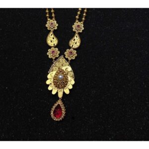 22KT Gold Ladies Indian Antique Special Necklace