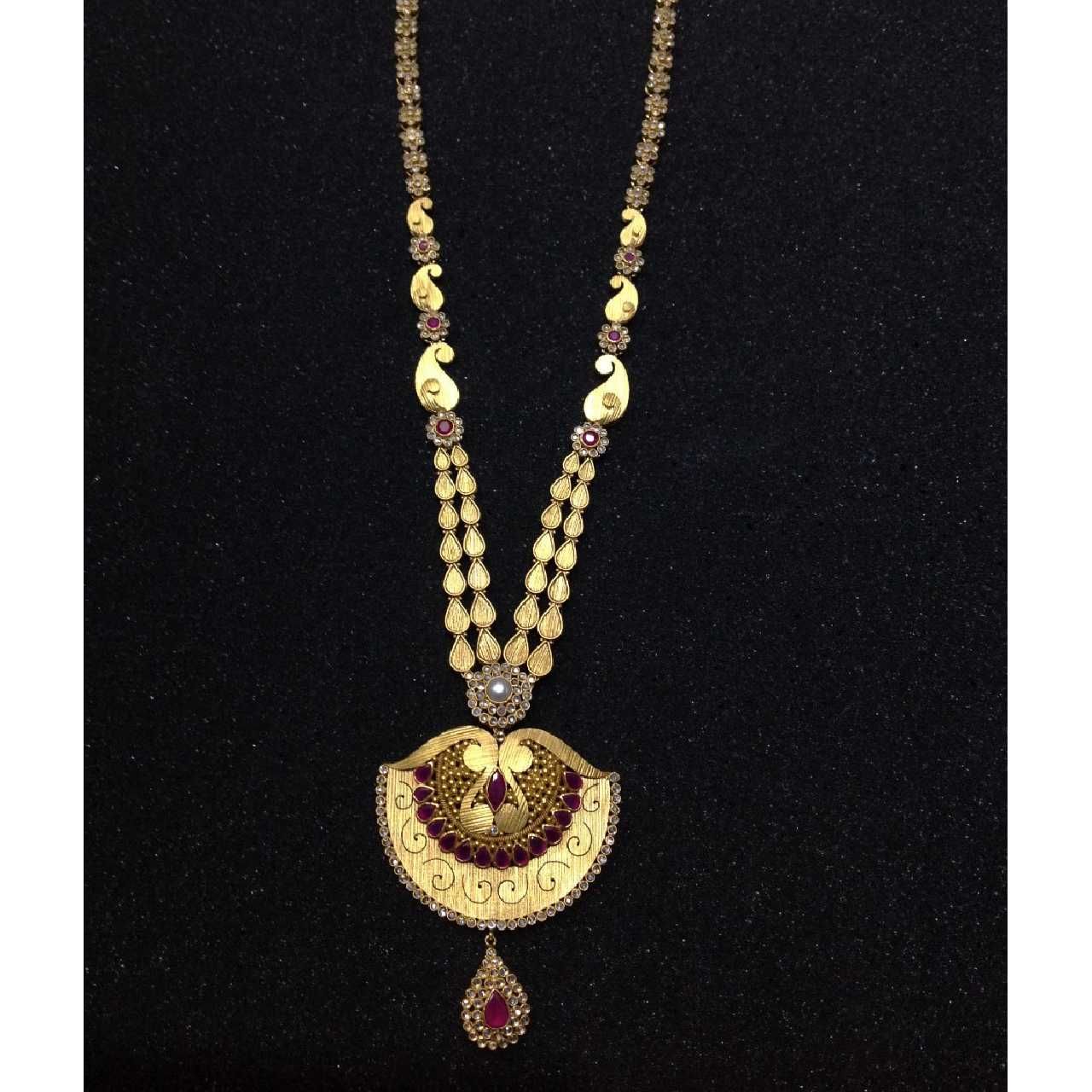 22K / 916 Gold Ladies Indian Antique Necklace