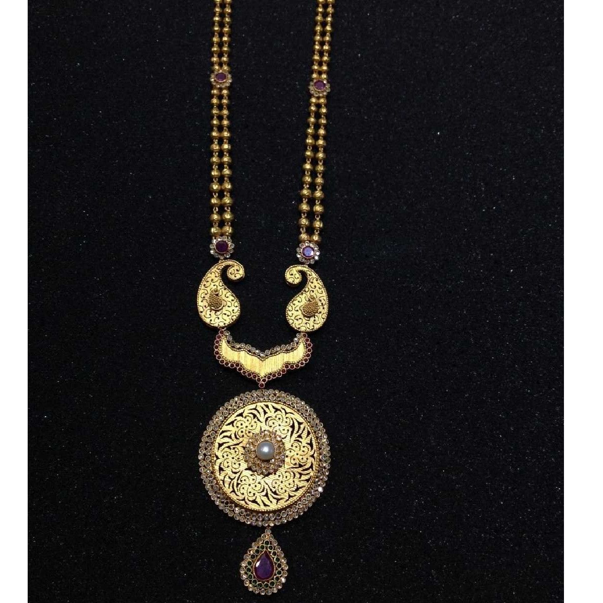 22KT Yellow Gold Antique Special Ladies Necklace