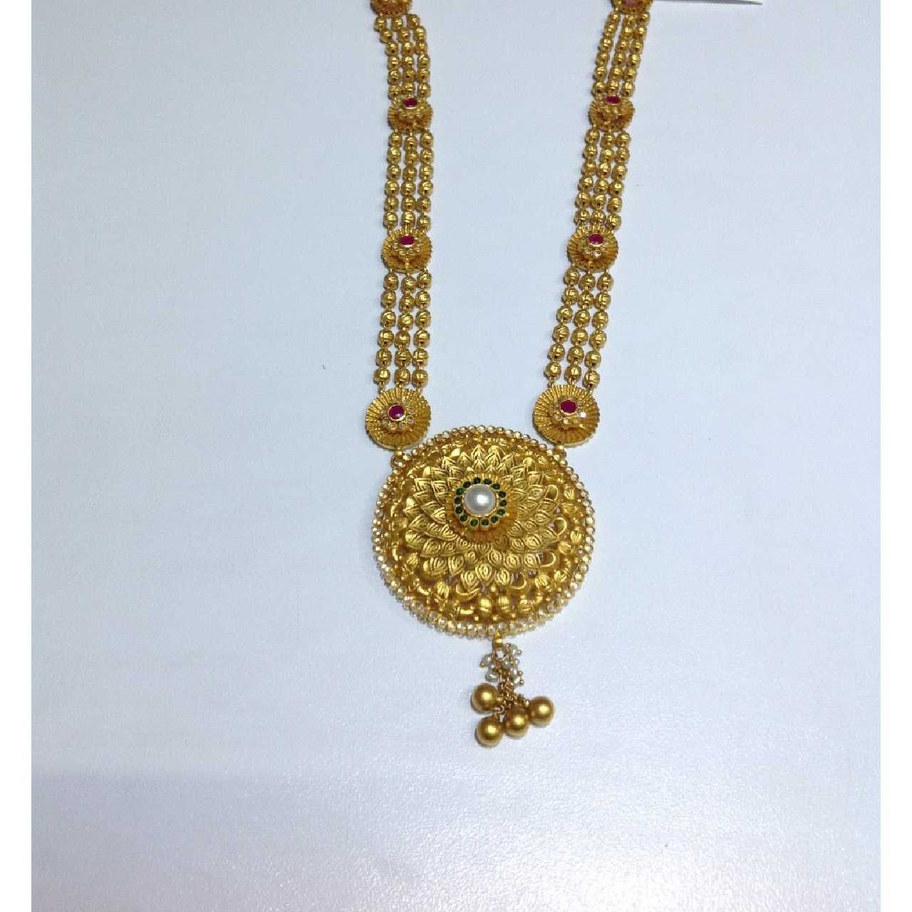 22KT Gold Ladies Indian Antique Necklace