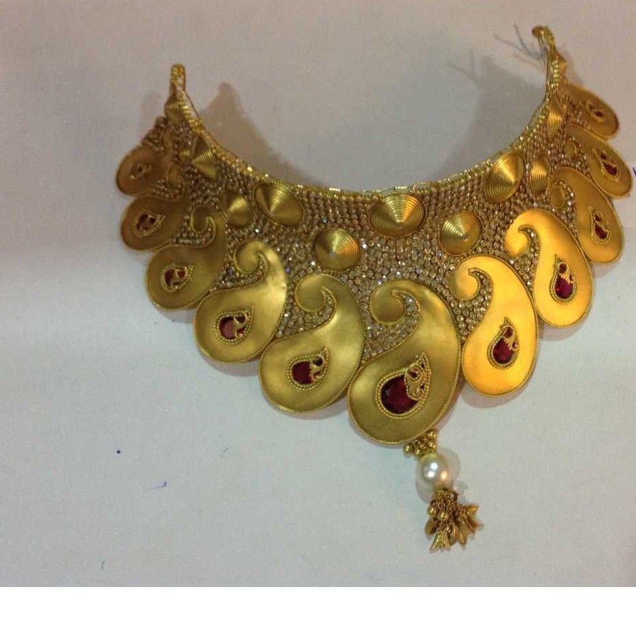 22KT Yellow Gold Ladies Antique Modern Trendy Necklace
