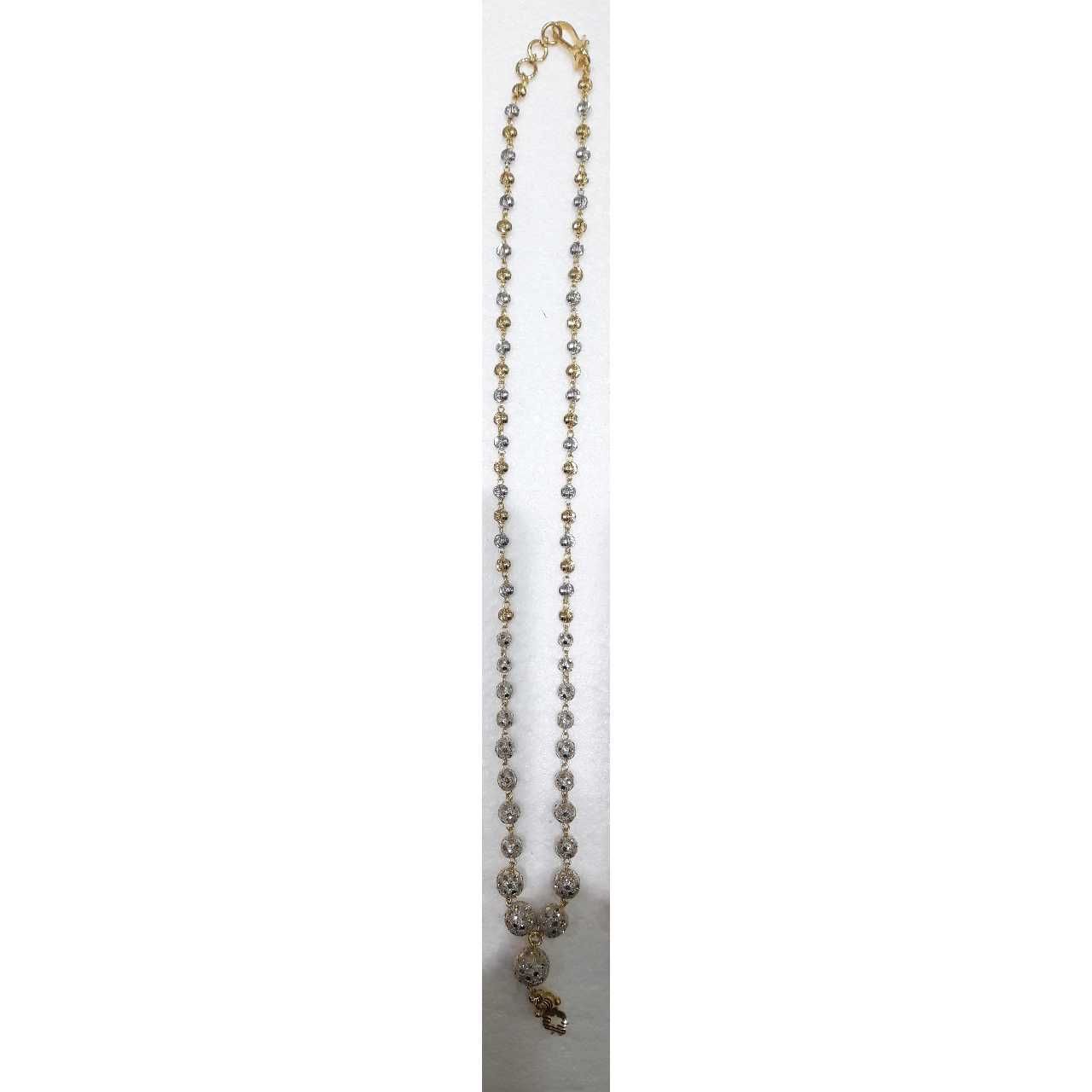 22KT Gold Vertical Long And Short Chain