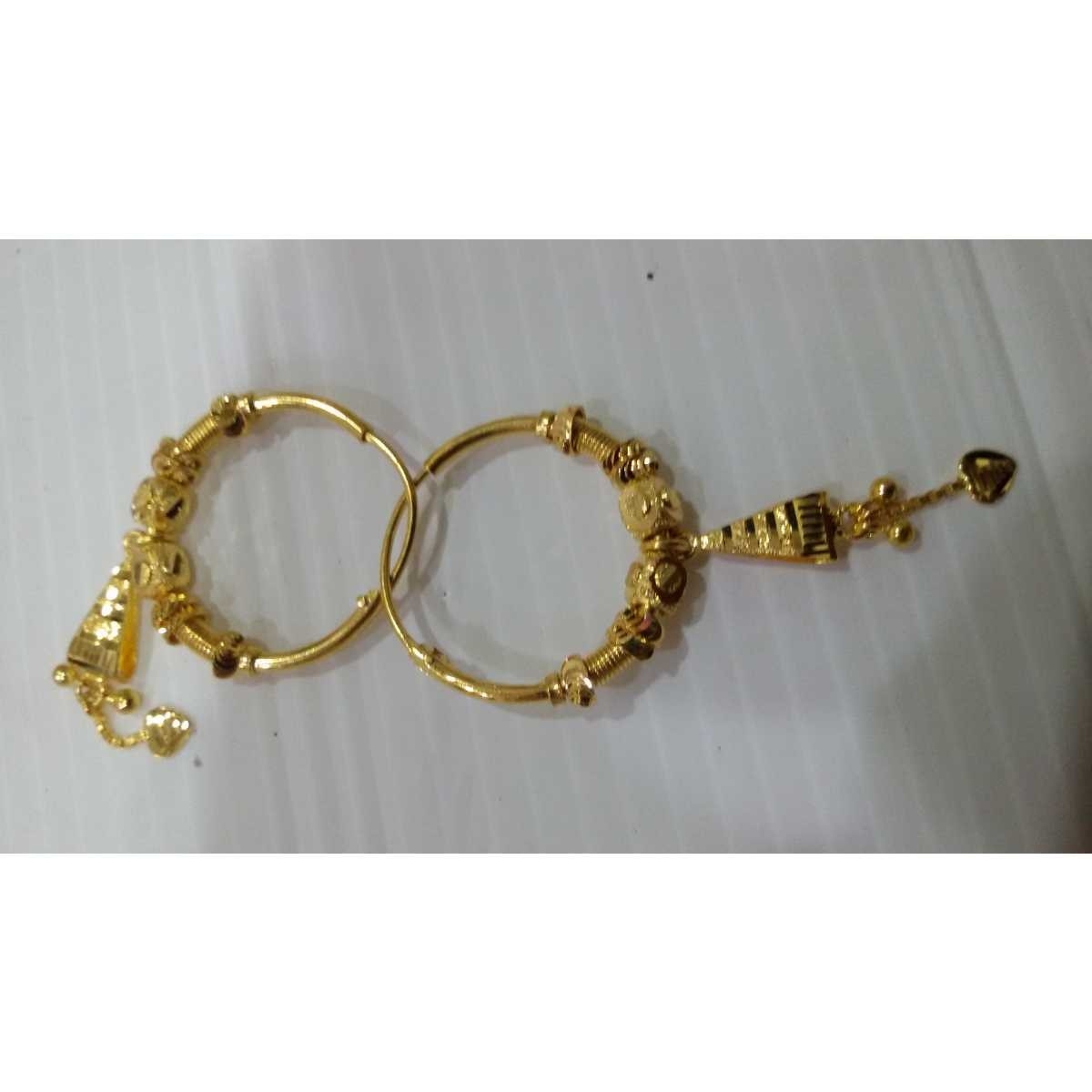22KT Gold Ladies Indian Fancy Pipe Bali