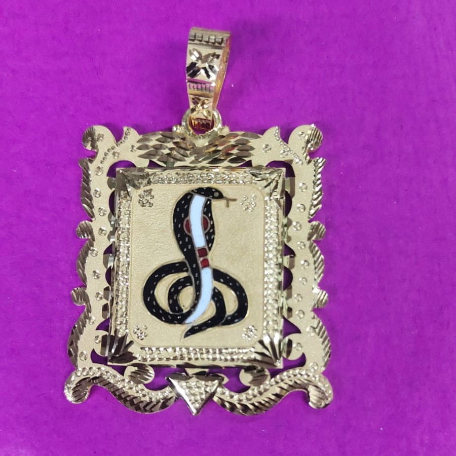 916 Gold Ghoga Maharaj Pendant