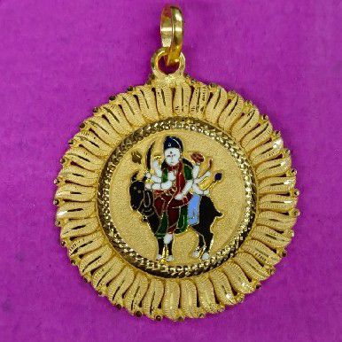 22kt. gold flower shape meladi ma mina pendant