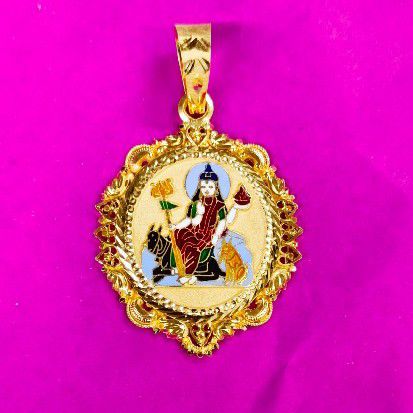 22kt.gold antique jahu ma mina pendant