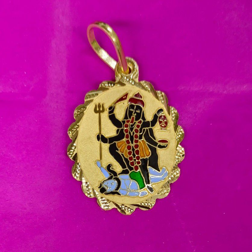 22 kt. gold Daily Wear Mahakali Ma mina pendant