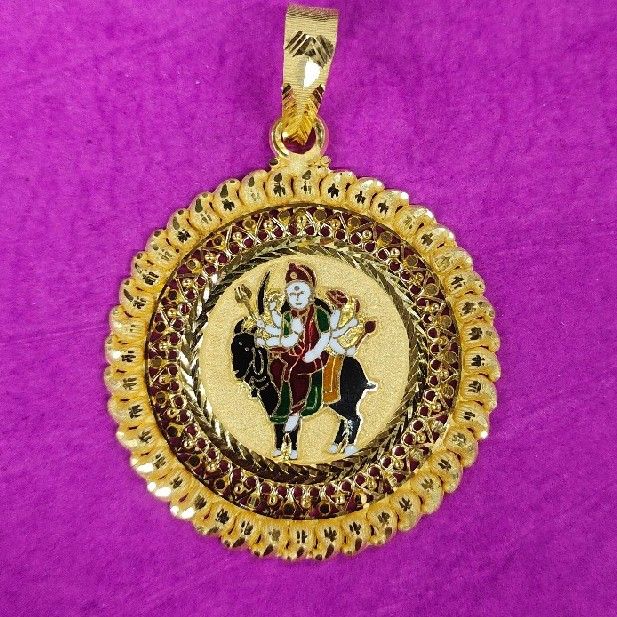 22kt. Gold Fancy Meldi Ma Mina Pendant