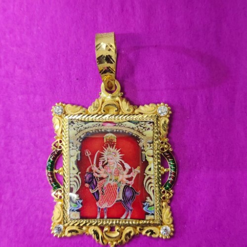 Gold Floral Daily Wear Pendant SAGP35
