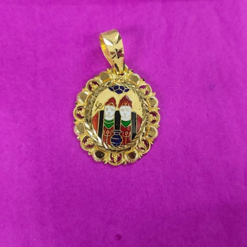 Gold Dazzling Daily Wear Pendant SAGP31