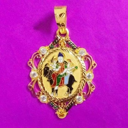 22k gold fancy meladi ma pendant