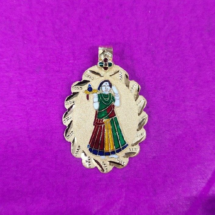 Gold Majisa (Bhatiyani) Maa Mina Pendant