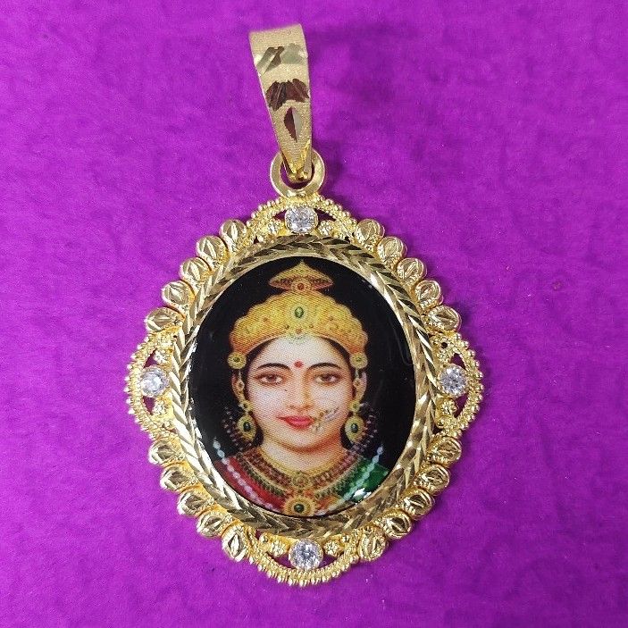 916 Gold Chehar Photo ma mina pendant