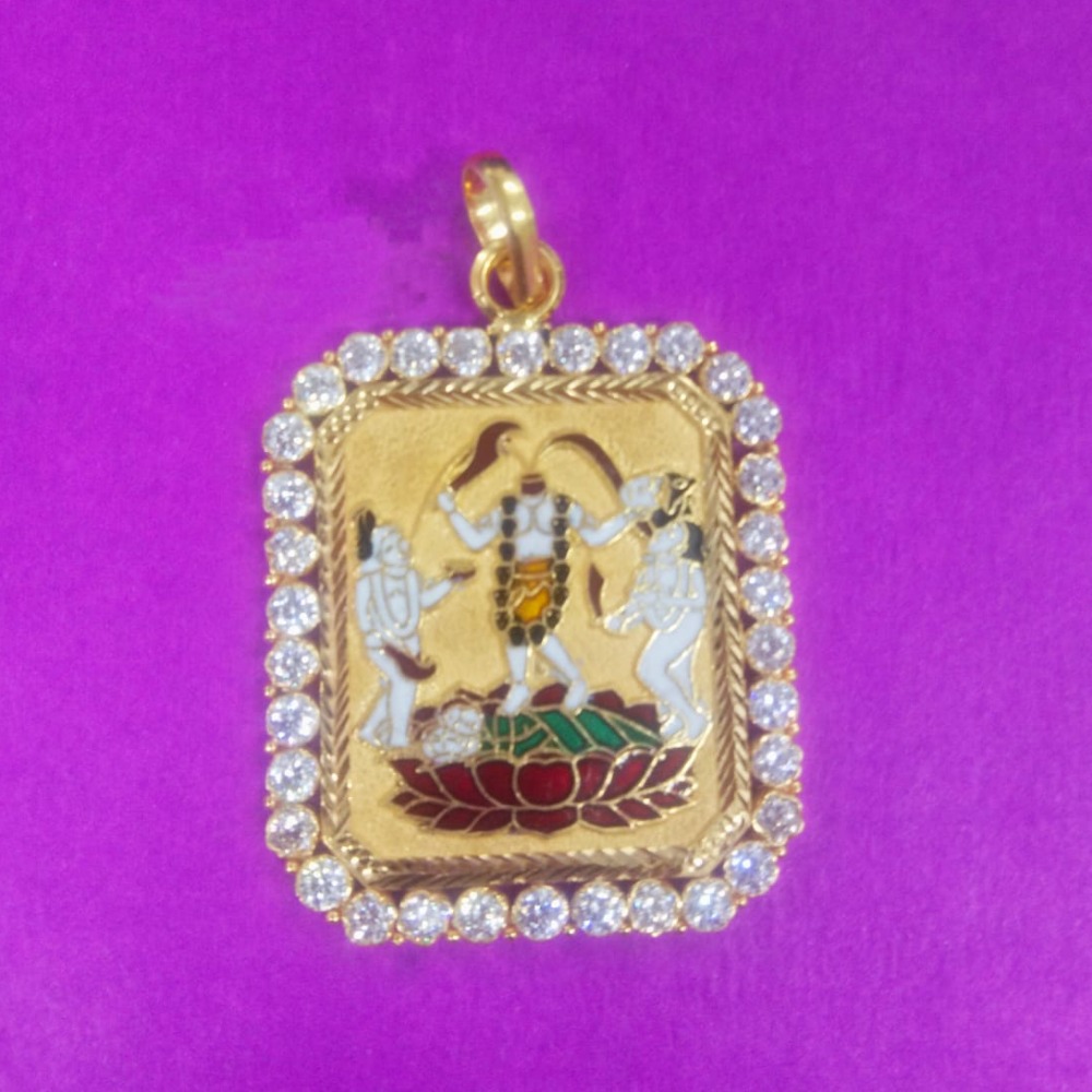 22k gold jogni maa pendants