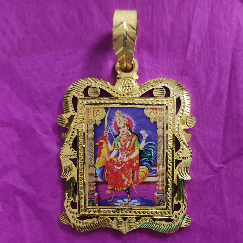 Bahuchara Mata Laser Print Pendant