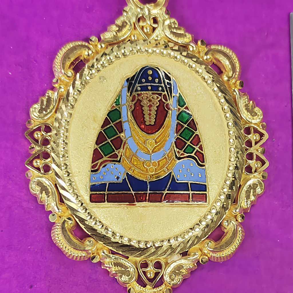 Gold maa ashapura pendant