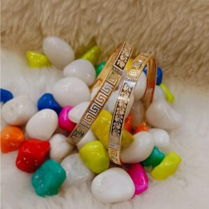 22K Gold Designer Kadali Bangle