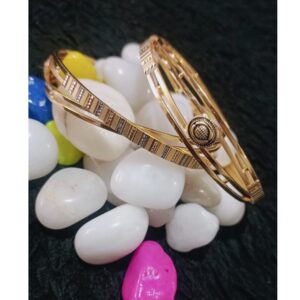916 Gold Unquie Design Bangle