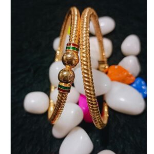 916 Gold Light wear Design Bangle