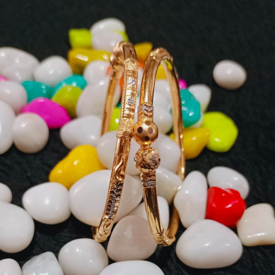 916 Gold Classic Modhiya Kadali Bangle