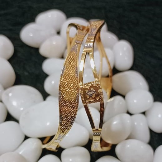 22K Gold Unique Design Copper Kadli