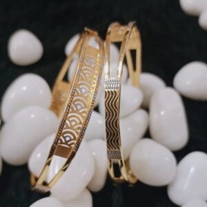 916 Gold Designer Bangles